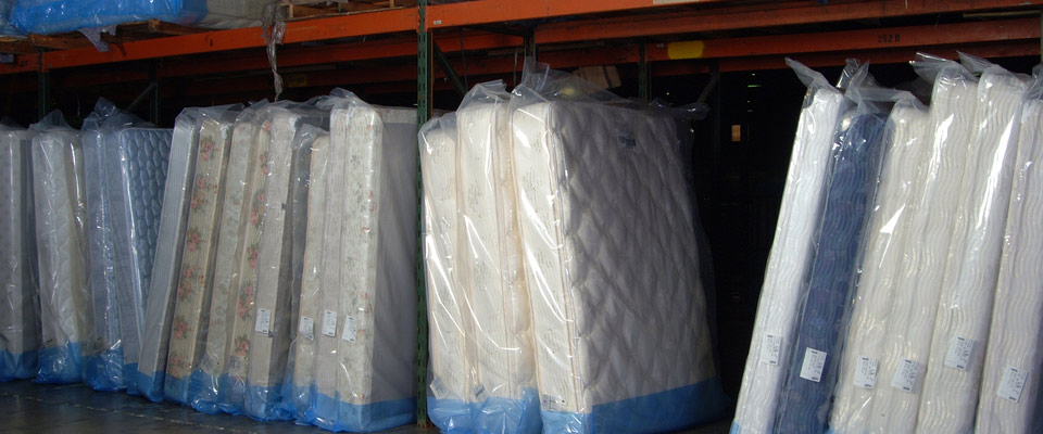 Machine Wrapped Mattresses 